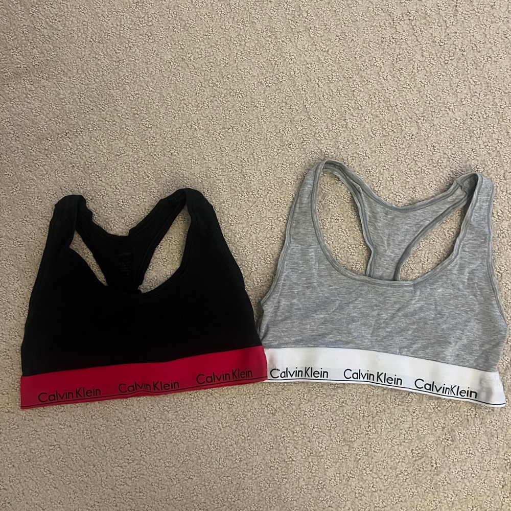 Calvin Klein cotton bras